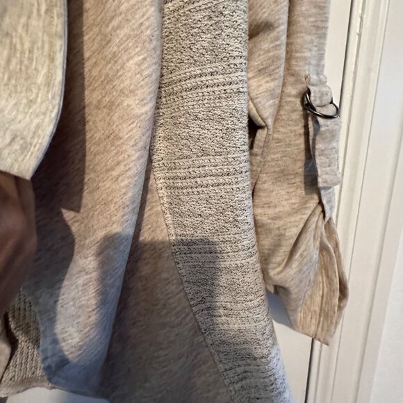 Maurices Womens Open Front Cardigan Sweater With Tab Sleeves Medium Cotton & Pol - Picture 8 of 12